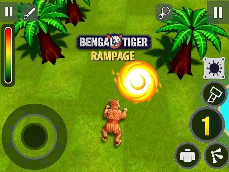 Bengal Tiger Rampage Gameplay Screenshot